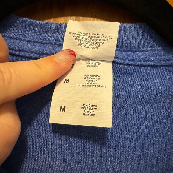 EUC Cocoa Beach Florida Space Coast Graphic T‎ Blue M Rocket Shuttle Science - Picture 5 of 7